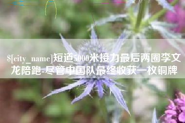 大理短道5000米接力最后两圈李文龙陪跑-尽管中国队最终收获一枚铜牌