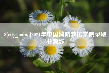 大理2021年中国消防救援学院录取分数线