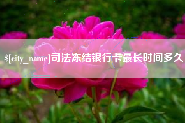 大理司法冻结银行卡最长时间多久