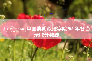 大理中国消防救援学院2021年各省录取分数线