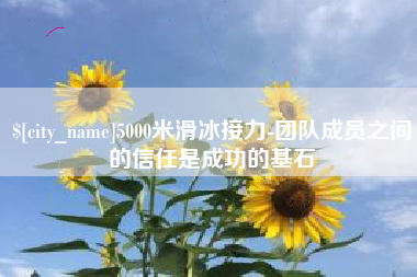 大理5000米滑冰接力-团队成员之间的信任是成功的基石