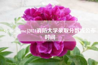 大理2024消防大学录取分数线公布时间