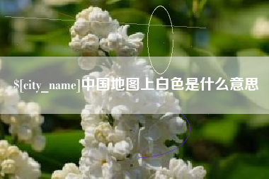 大理中国地图上白色是什么意思