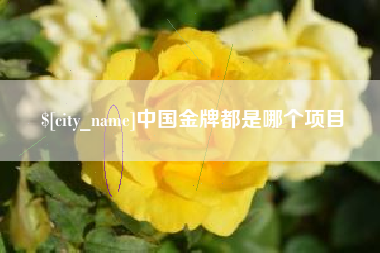 大理中国金牌都是哪个项目