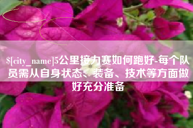 大理5公里接力赛如何跑好-每个队员需从自身状态、装备、技术等方面做好充分准备