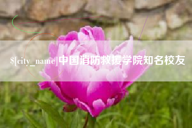 大理中国消防救援学院知名校友