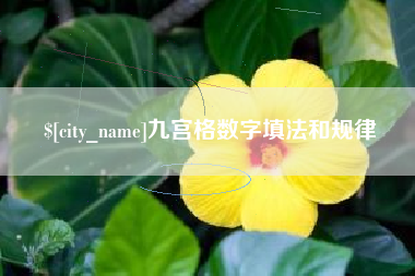 大理九宫格数字填法和规律