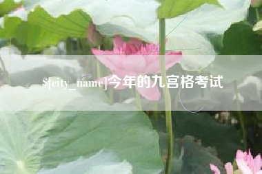 大理今年的九宫格考试