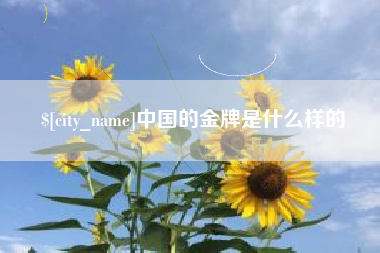 大理中国的金牌是什么样的