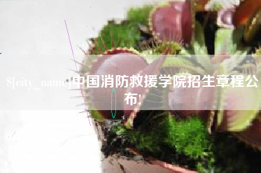 大理中国消防救援学院招生章程公布!