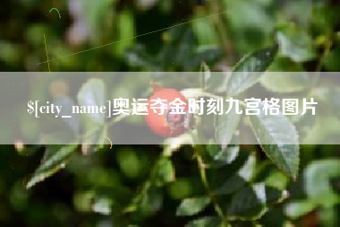 大理奥运夺金时刻九宫格图片